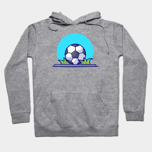 Soccer Ball With whistle Cartoon Vector Icon Illustration Hoodie by Catalyst Labs